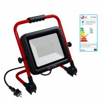 Proiettore Led Portatile 50W Luce Natura 4400 Lumen